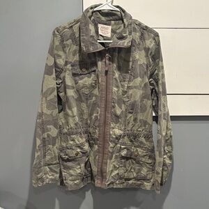 Ashley By 26 International Women's Olive Camouflage Utility Jacket